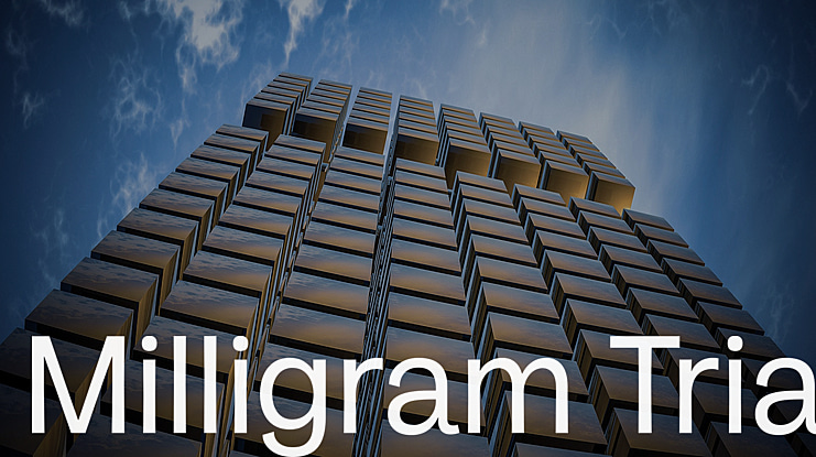 Milligram Trial Font Family