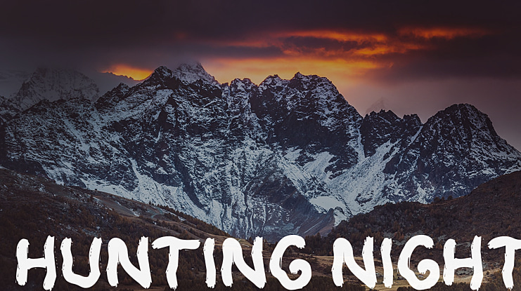 Hunting Night Font