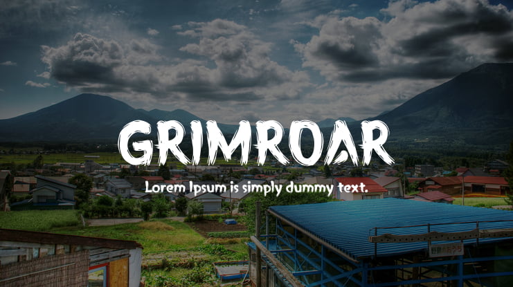 GRIMROAR Font