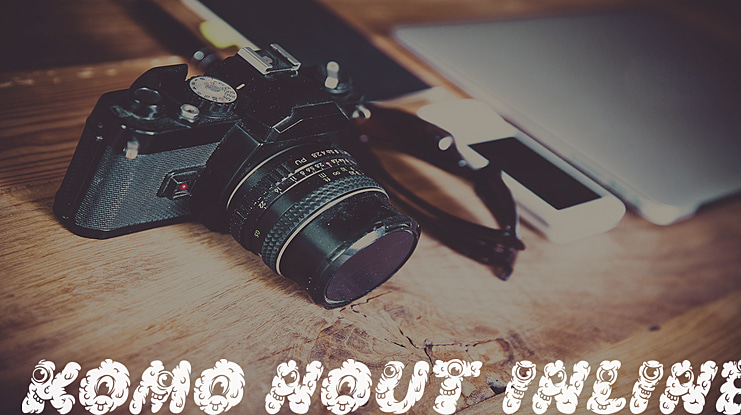 Komo Nout inline Font Family