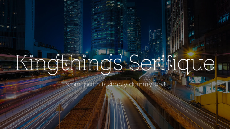 Kingthings Serifique Font Family