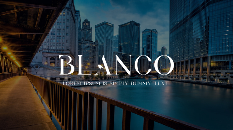 BLANCO Font Family