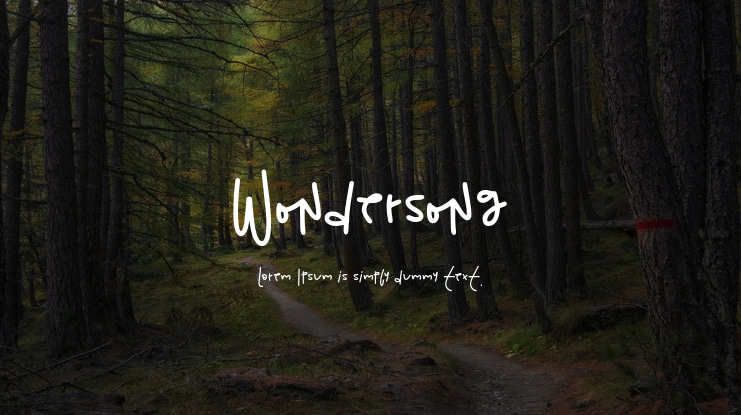 Wondersong Font