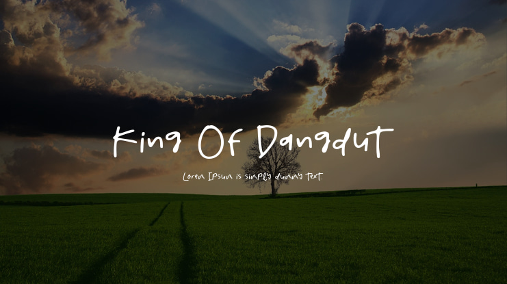 King Of Dangdut Font