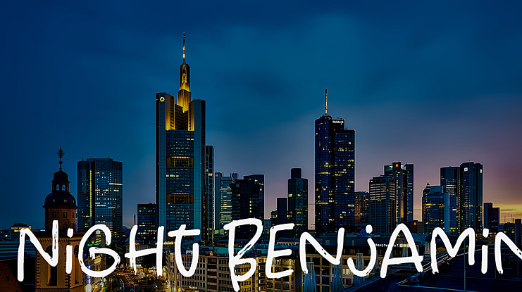 Night Benjamin Font