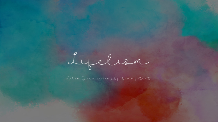 Lifelism Font