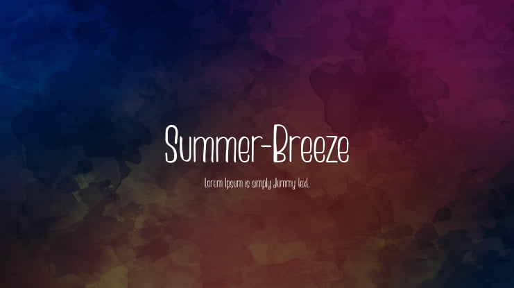 Summer-Breeze Font
