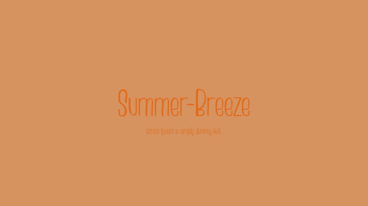 Summer-Breeze Font