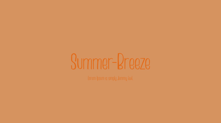 Summer-Breeze Font