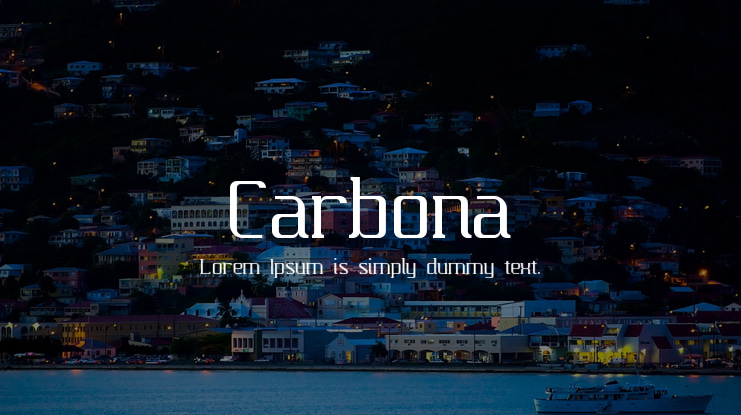 Carbona Font