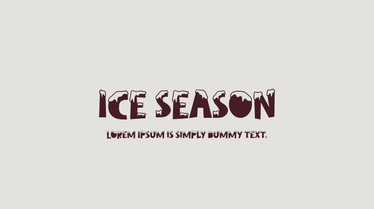 Ice Season Font