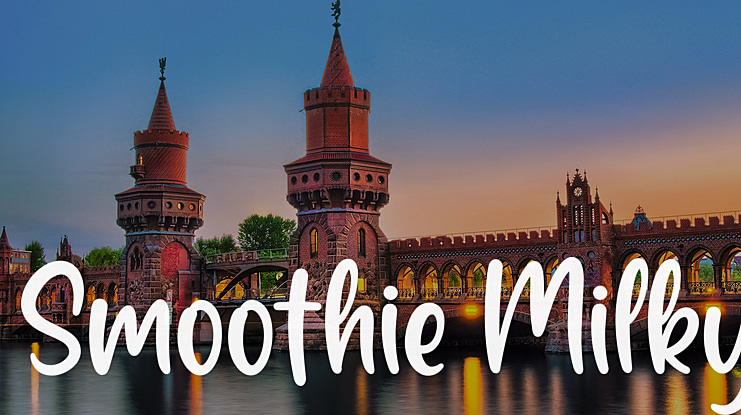 Smoothie Milky Font