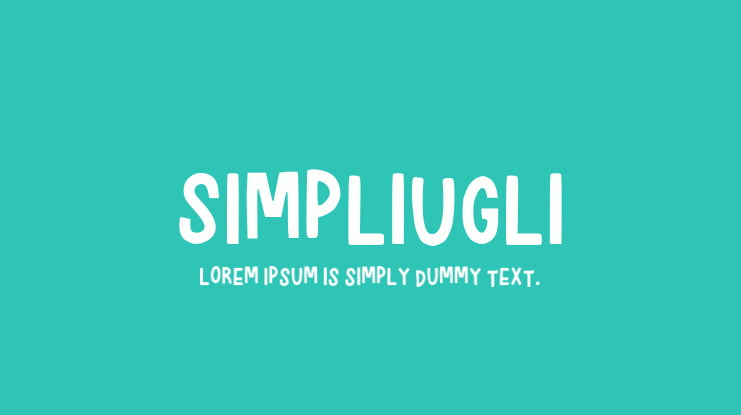 Simpliugli Font