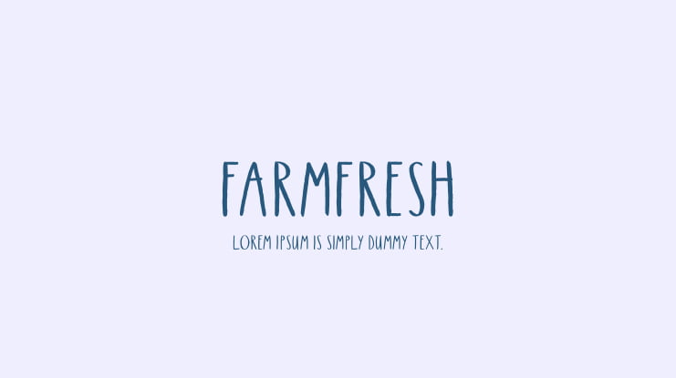 FarmFresh Font