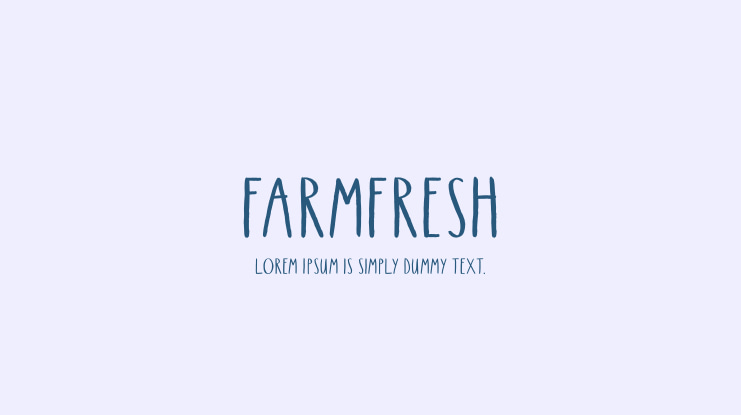 FarmFresh Font