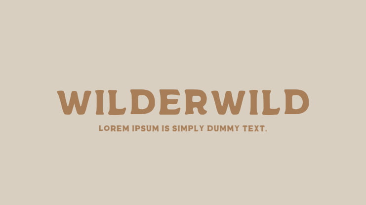 Wilderwild Font