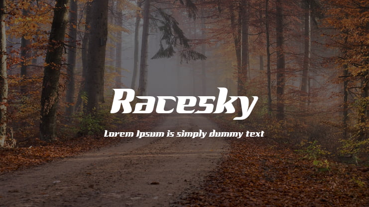 Racesky Font