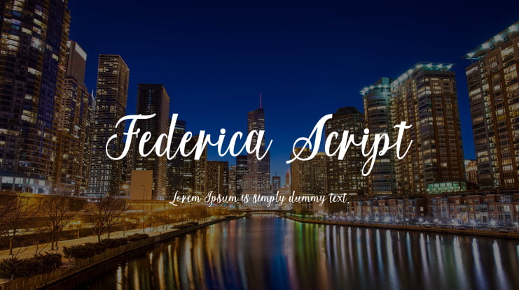 Federica Script Font