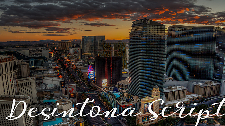 Desintona Script Font