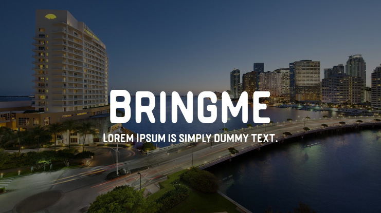 Bringme Font Family