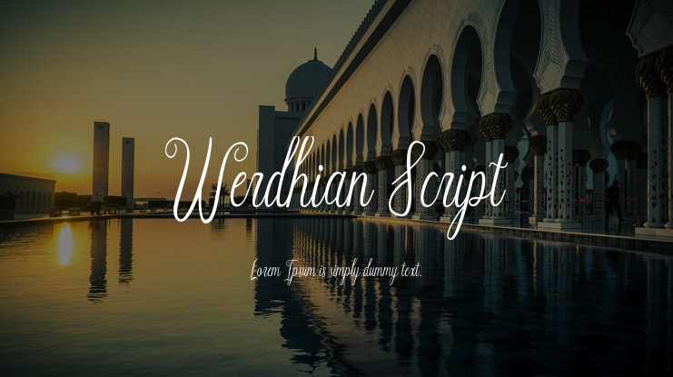 Werdhian Script Font