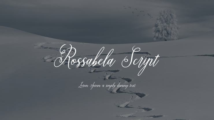 Rossabela Script Font