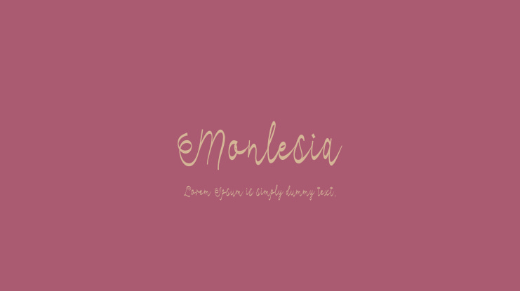 Monlesia Font