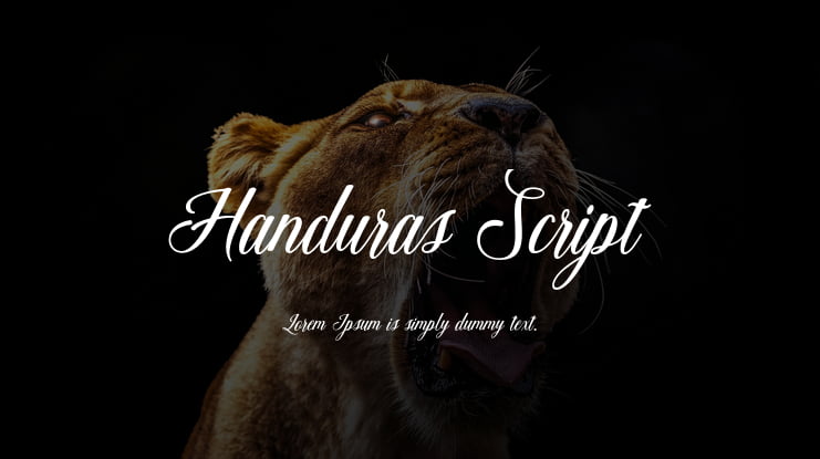 Handuras Script Font
