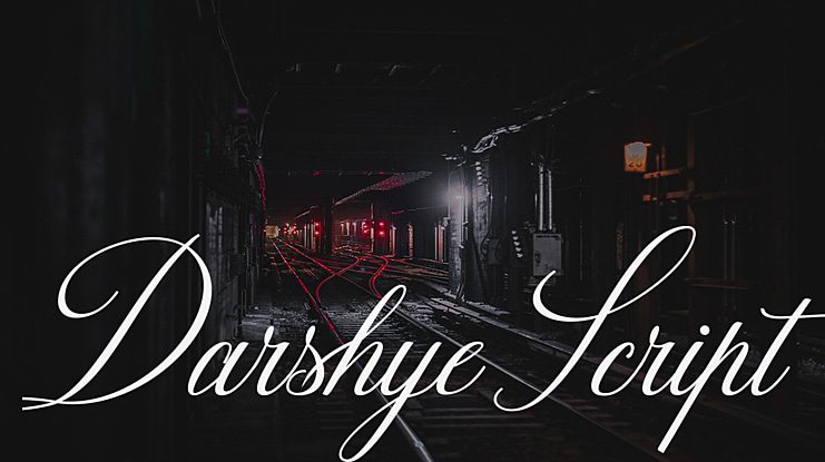 Darshye Script Font