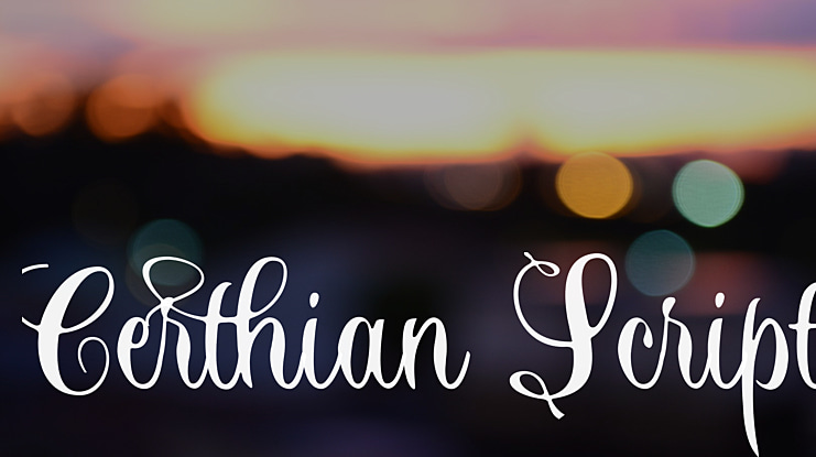 Certhian Script Font