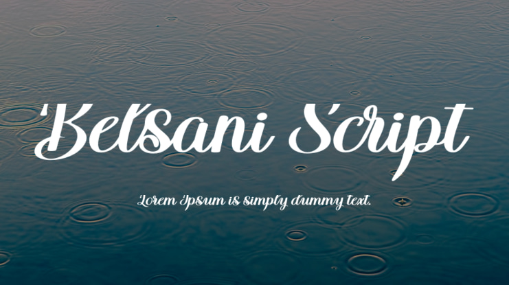 Belsani Script Font