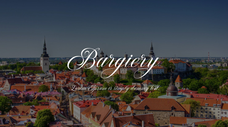 Bargiery Font