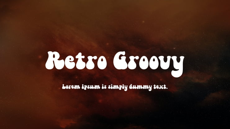 Retro Groovy Font