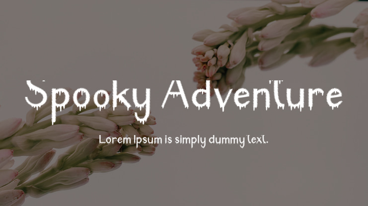 Spooky Adventure Font