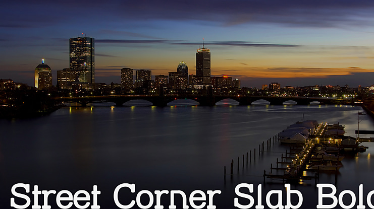 Street Corner Slab Font Family