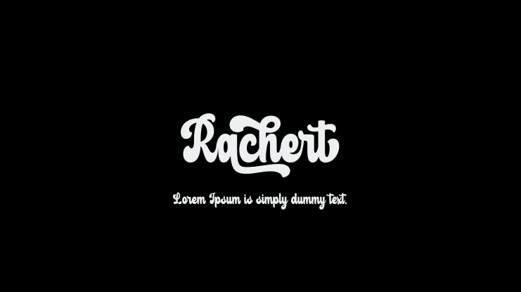 Rachert Font