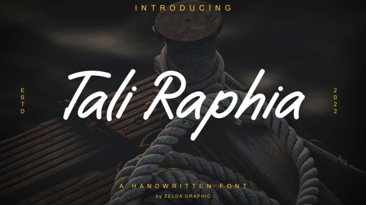 Tali Raphia Font