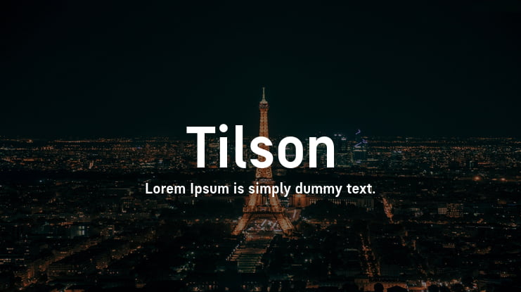 Tilson Font