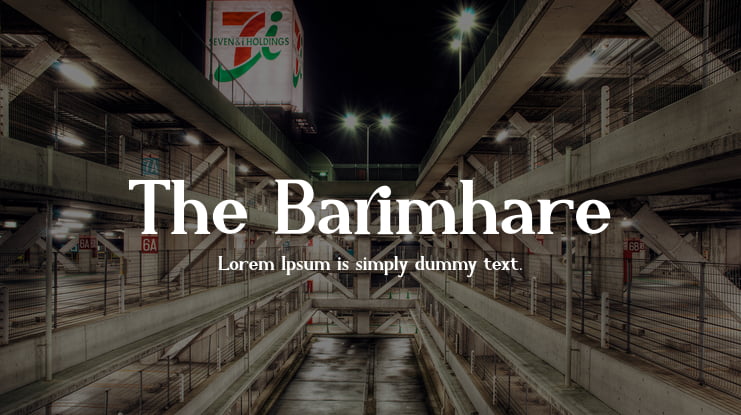The Barimhare Font