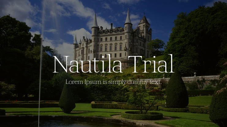 Nautila Trial Font