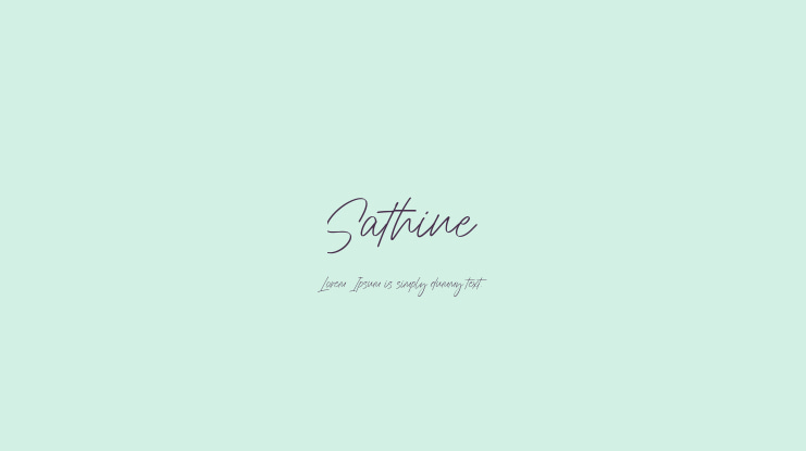 Sathine Font