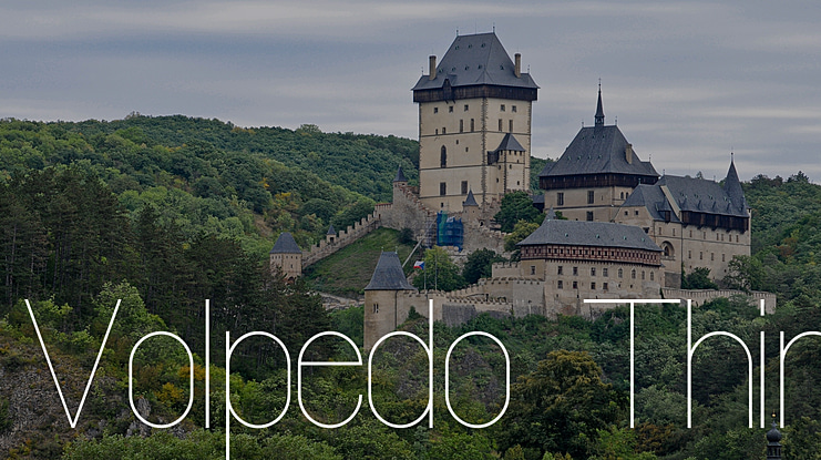 Volpedo Thin Font Family