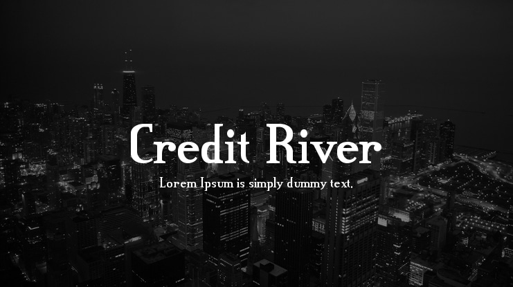 Credit River Font