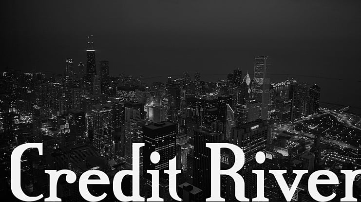 Credit River Font