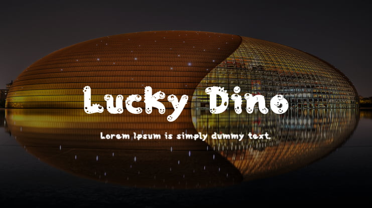 Lucky Dino Font