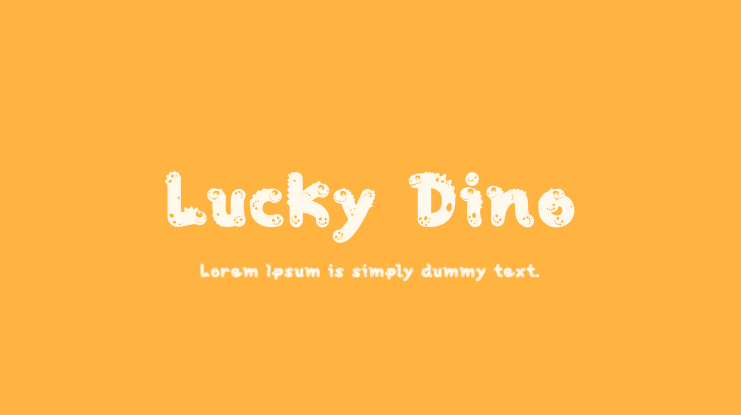 Lucky Dino Font