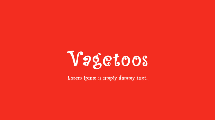 Vagetoos Font