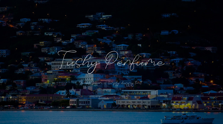 Tushy Perfume Font