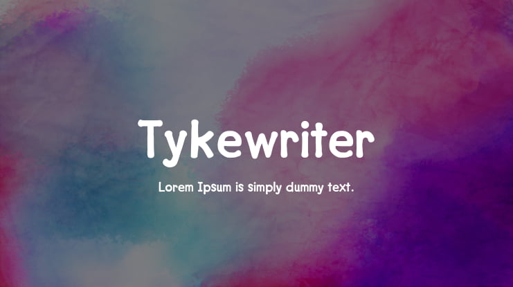 Tykewriter Font Family