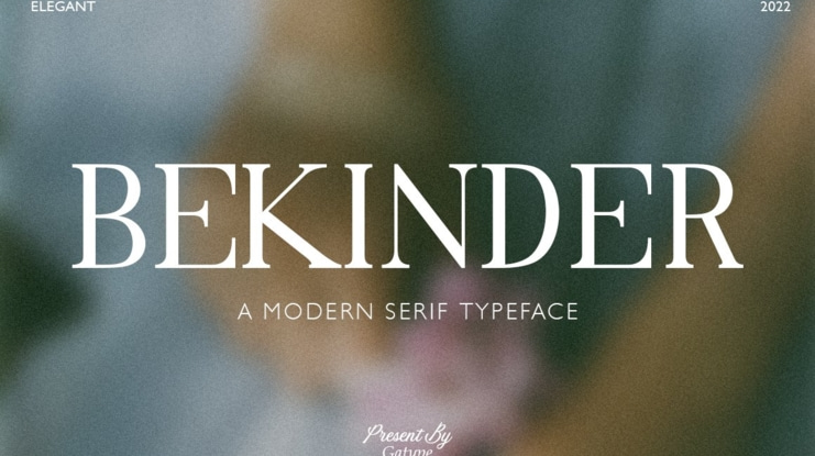 Bekinder Serif Font Family